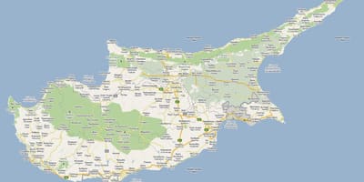 Plattegrond van peyia en biedt Cyprus