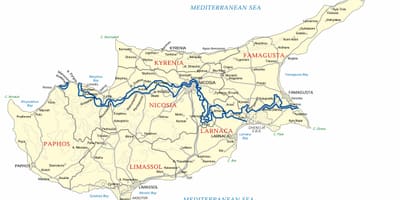 Europese universiteit Cyprus kaart